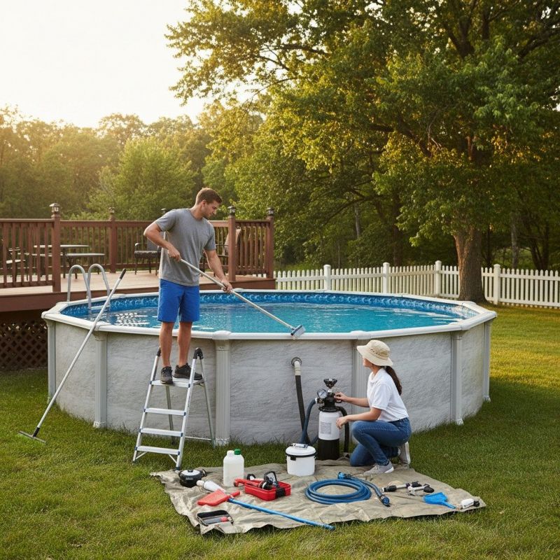 Above Ground Pool Ground Leveling