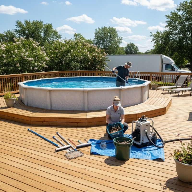 Above Ground Pool Ground Leveling